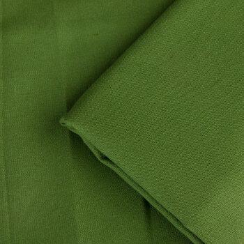 欧式刺绣棉麻布绣花布料涤棉麻素色色背景面料亚麻绣布衣服棉布绿色约
